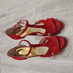 MK red heels